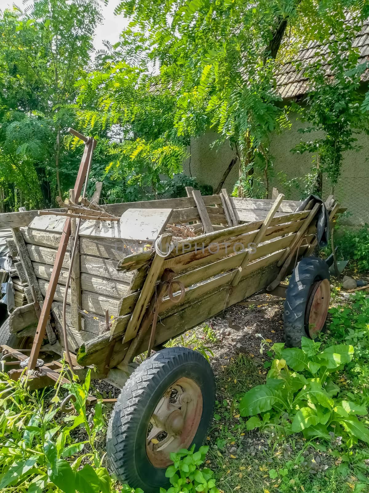 Rural wooden cart to load corn by Barriolo82