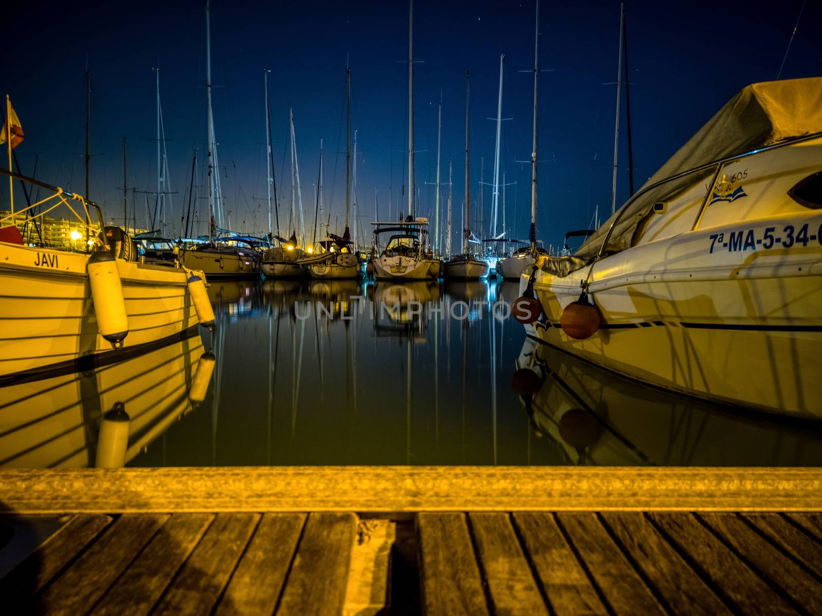 Burriana marina in long exposure