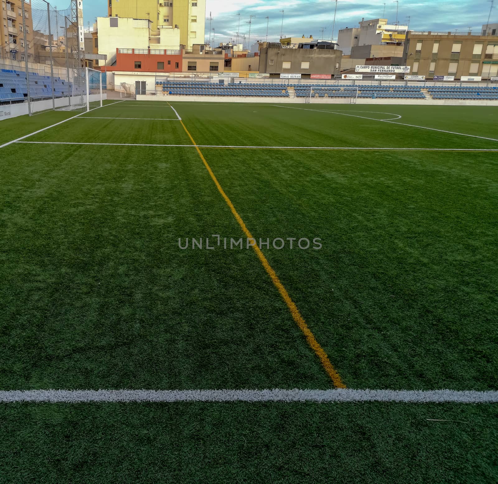 Burriana, Spain 11/29/18: San Fernando Stadium in Burriana