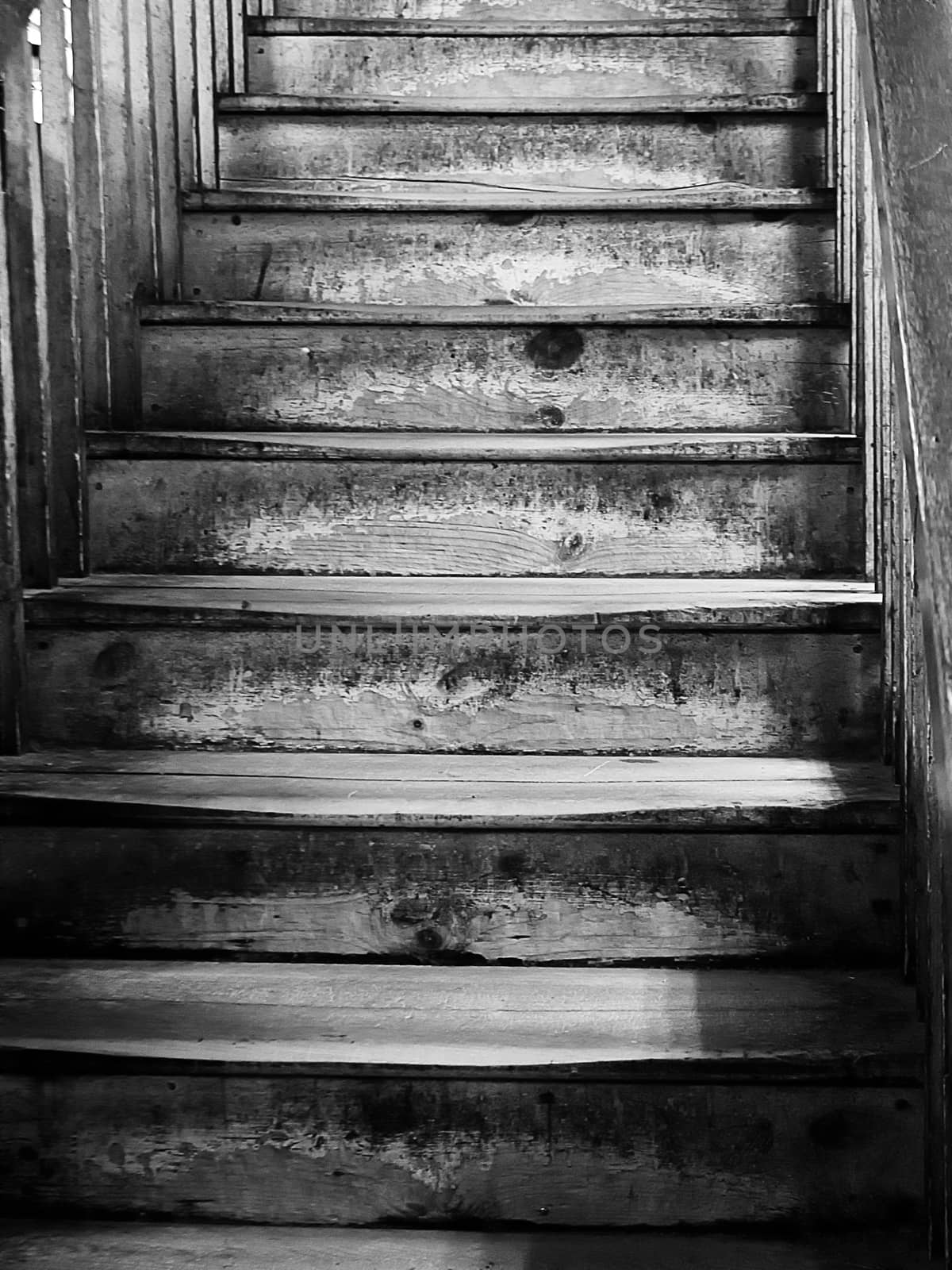 Old Wooden Staircase by CharlieFloyd