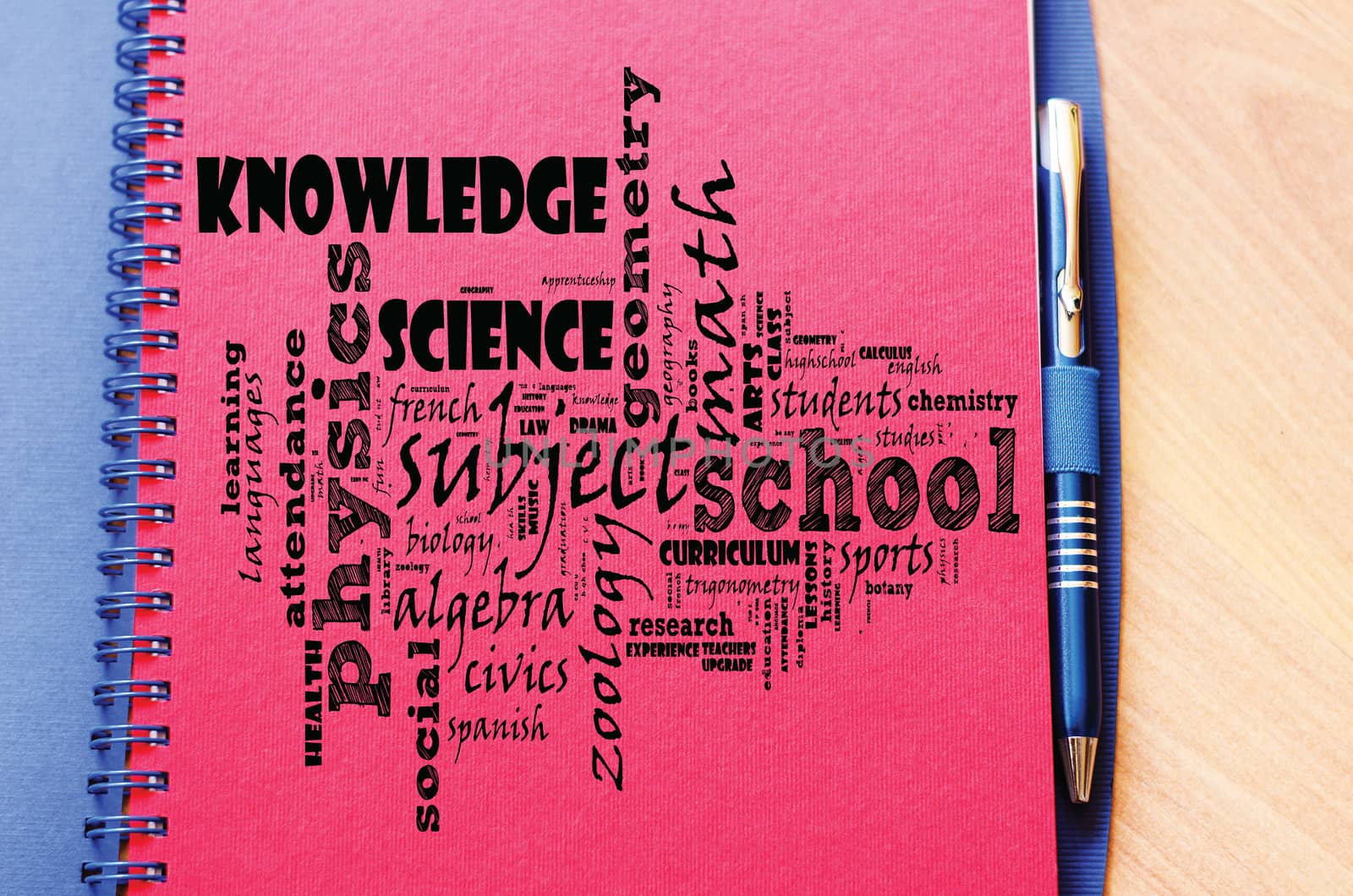 Back to school word cloud collage