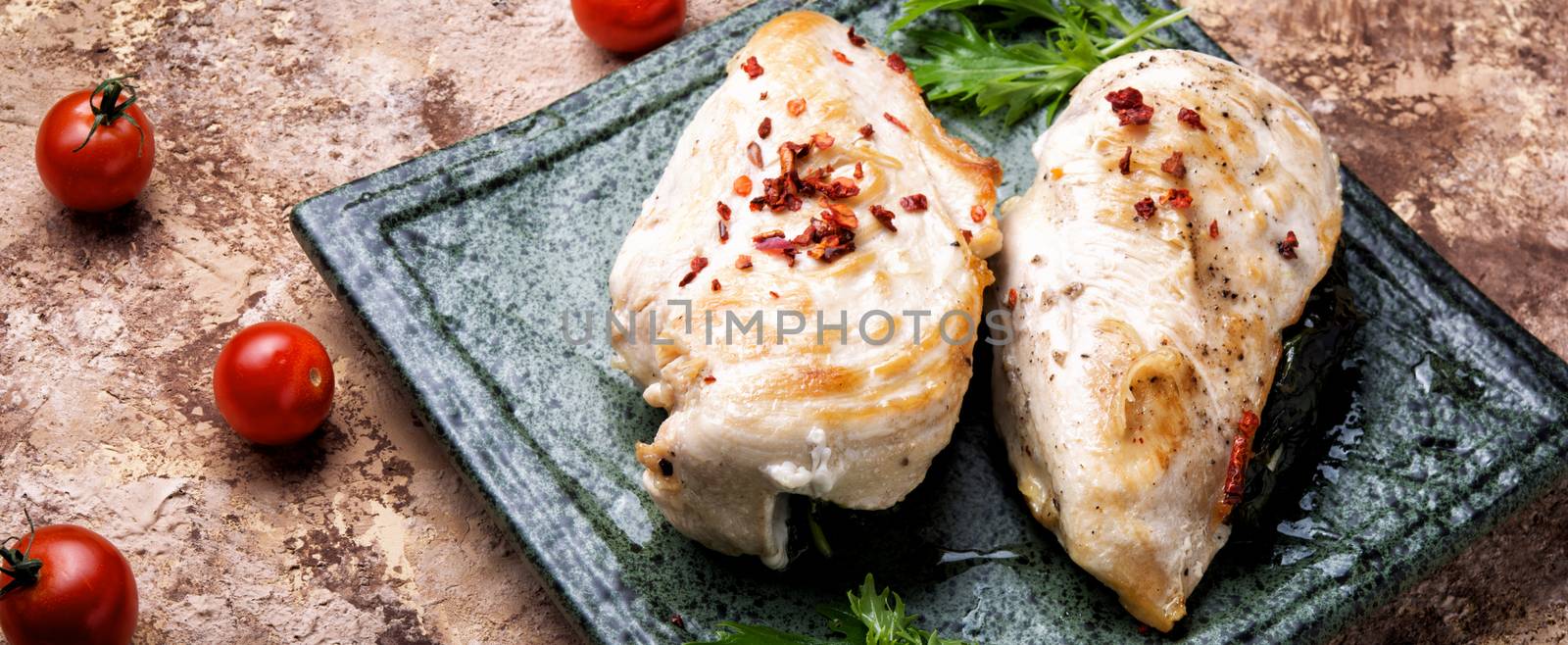 Baked healthy chicken breasts by LMykola