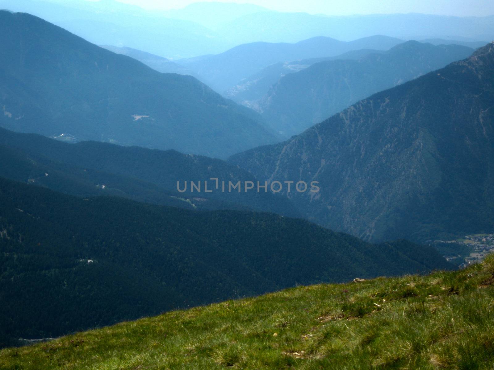 View from Casamanya mountain in Andorra by Joanastockfoto