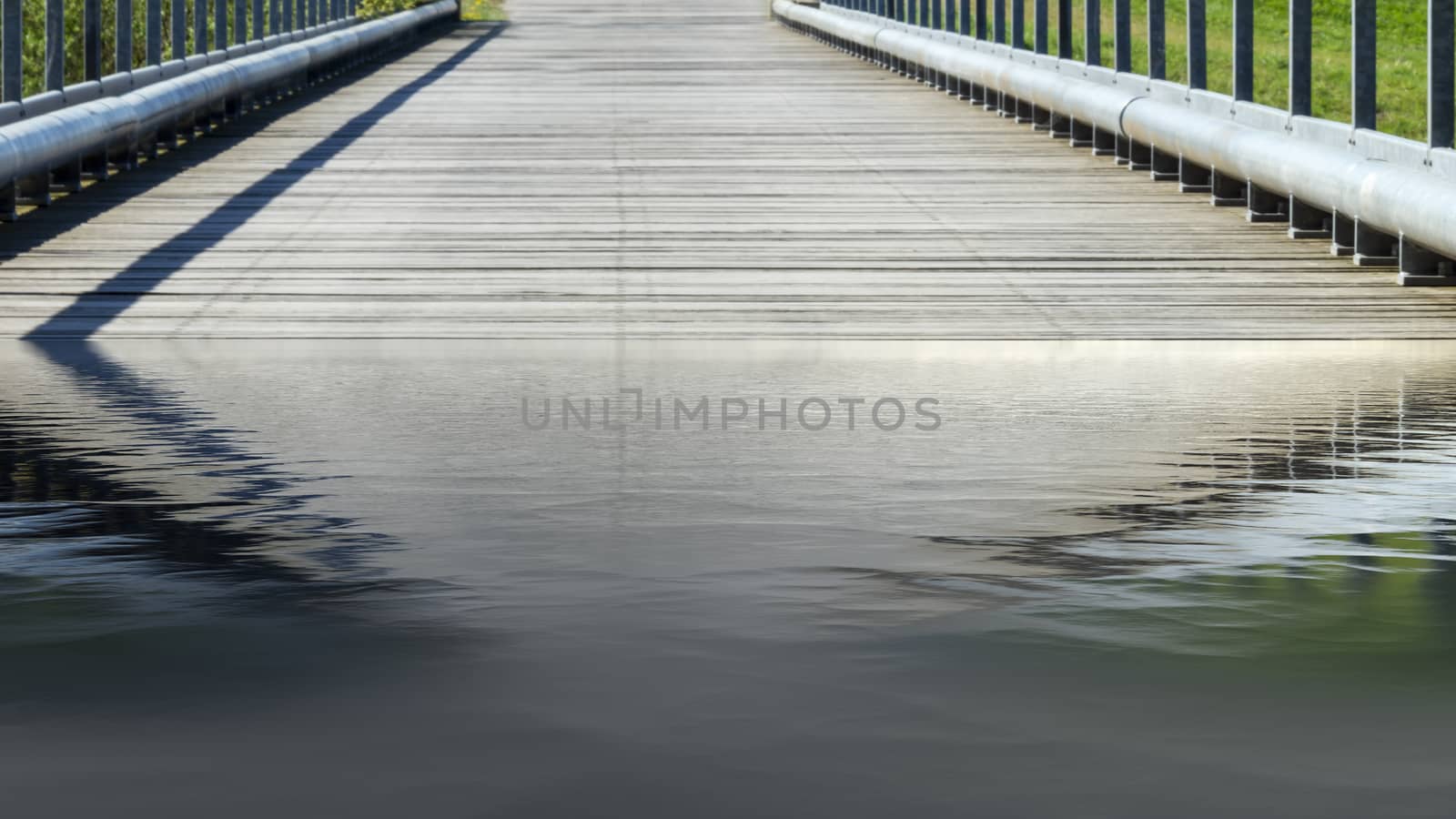 Bridge over a river - National Park on the Elbe by Fr@nk