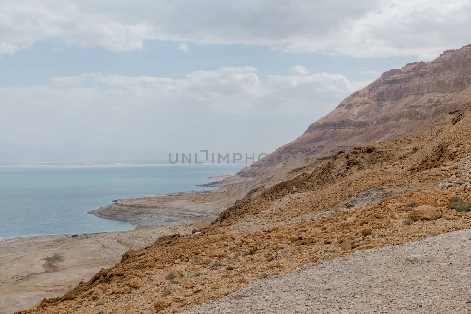 Desert landscape of Israel, Dead Sea, Israel