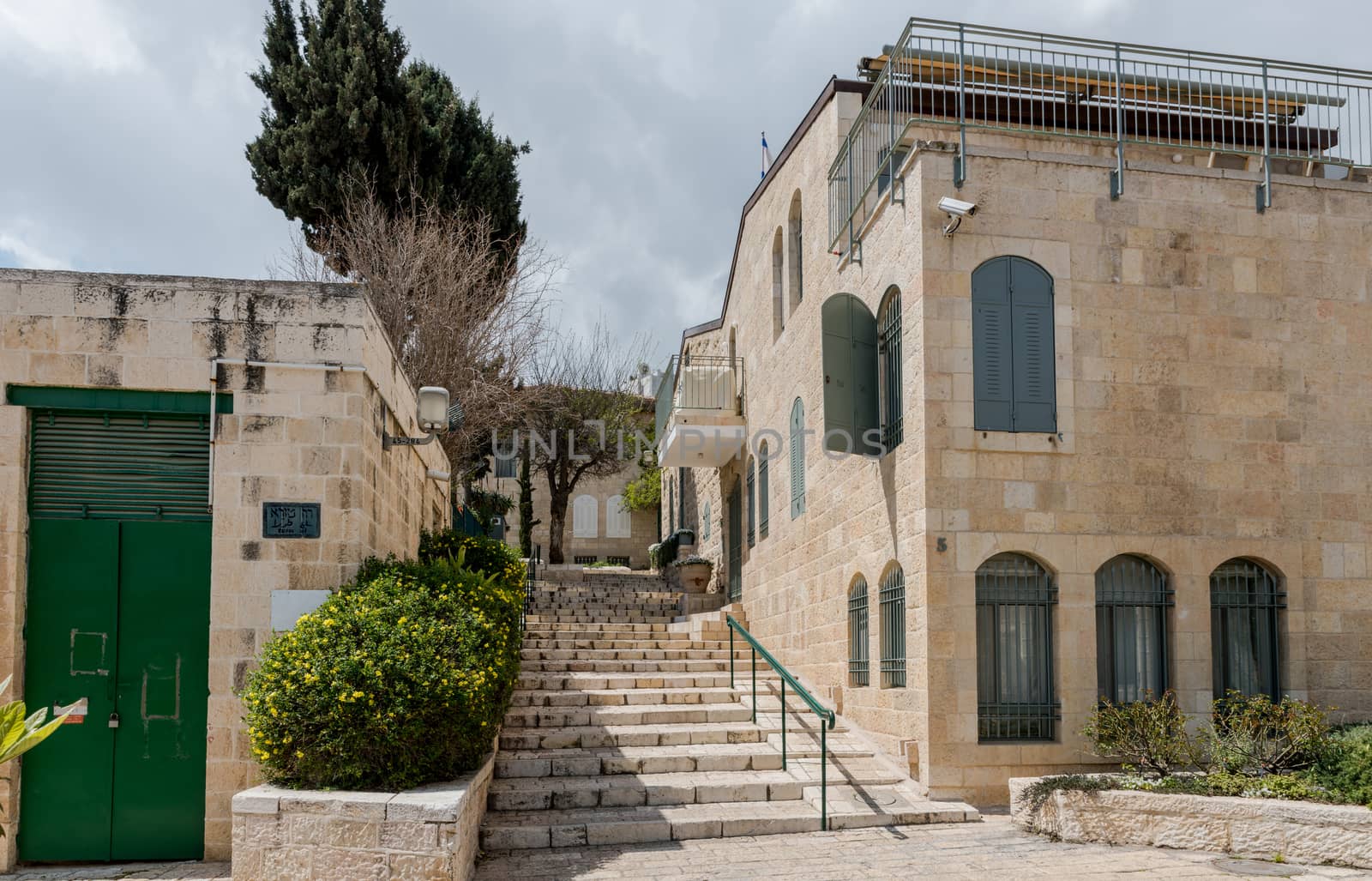 old district yemin moshe is jerusalem wit nice houses