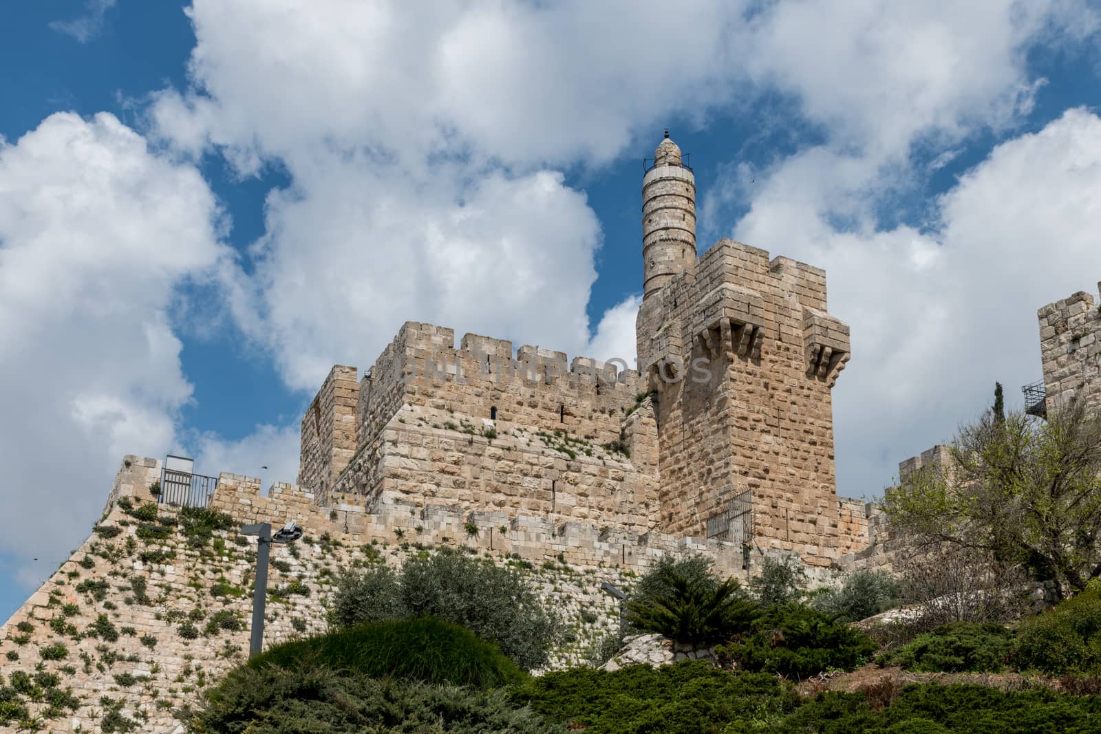 ower of David in city of Jerusalem by compuinfoto
