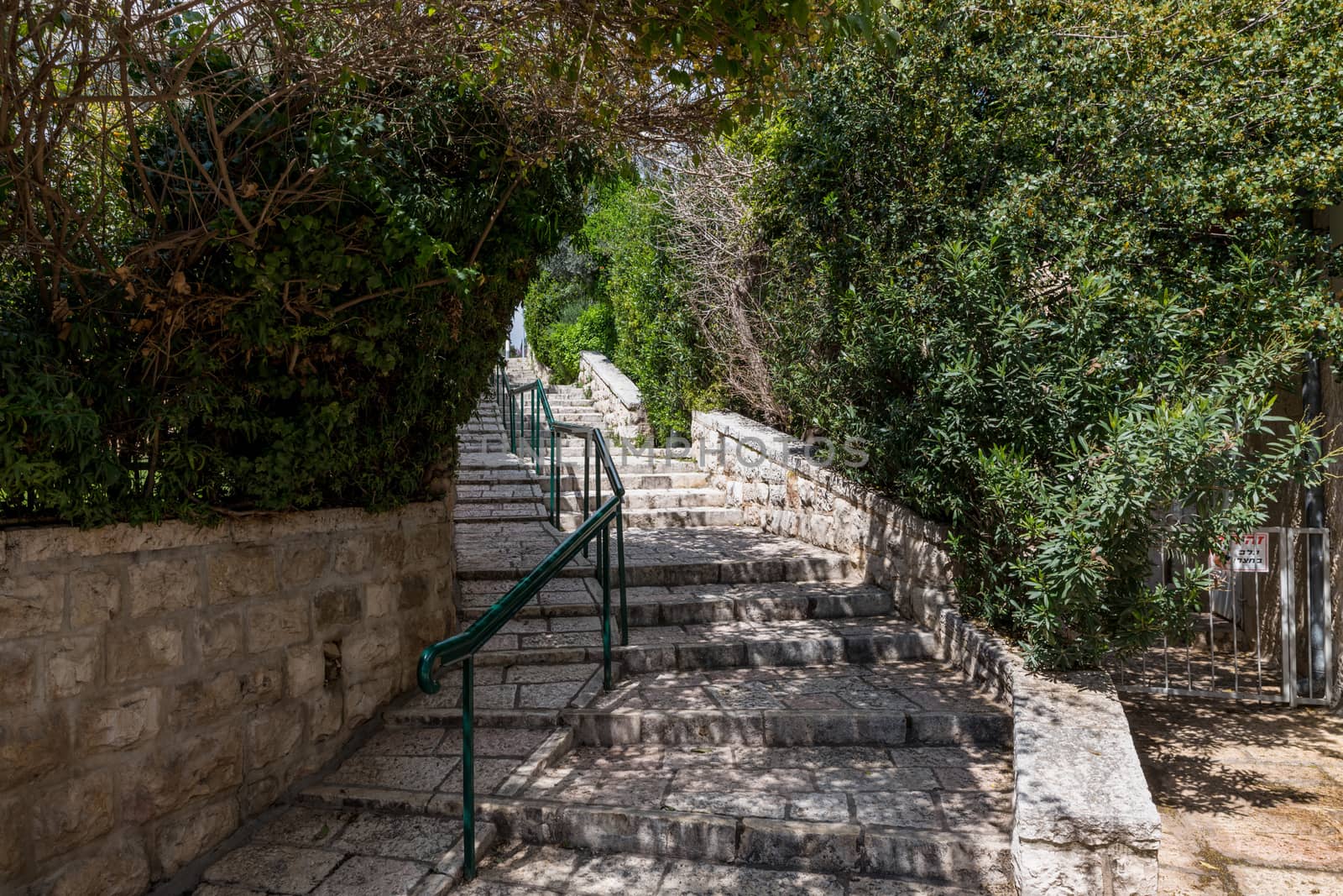 old district yemin moshe is jerusalem wit nice houses