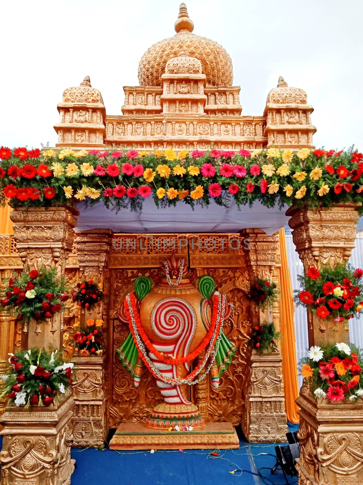 Arch of an Ancient Temple in India