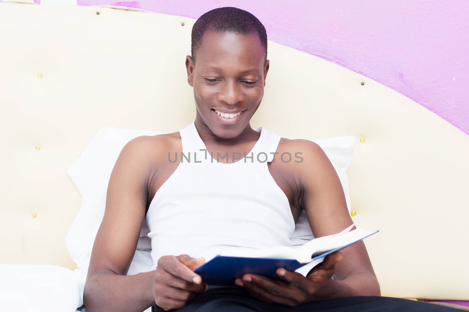 young man opening his closet and took a shirt to dress