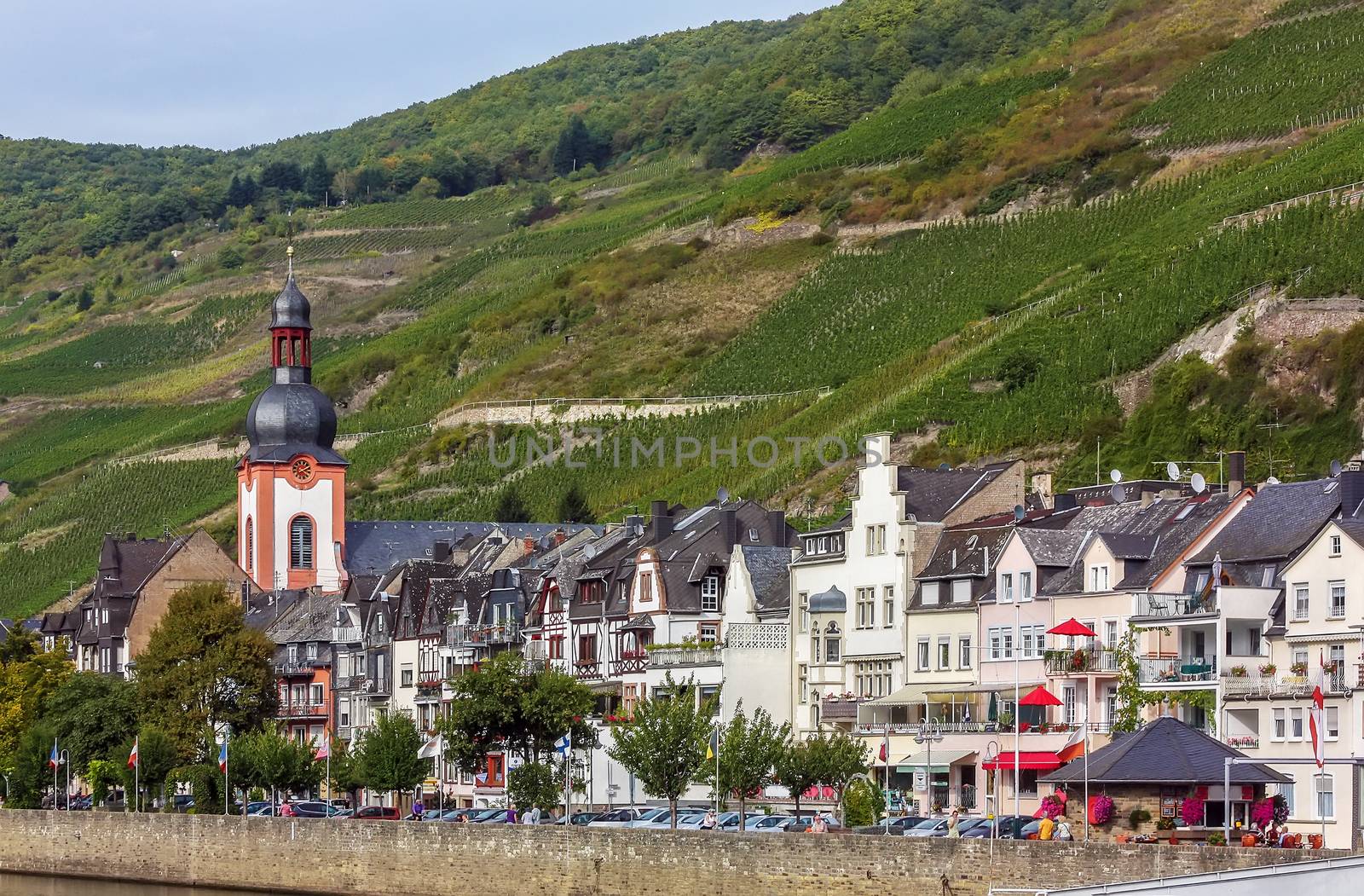Zell is a city on the banks of the Moselle, Germany