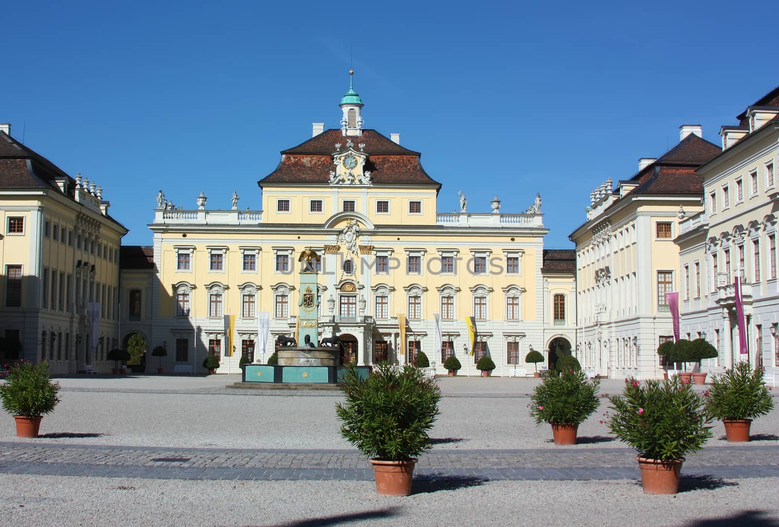 Situated near Stuttgart and known as the “Versailles of Swabia”, Ludwigsburg was founded in 1704 on the initiative of Eberhard Ludwig, Duke of Wurttemberg. At the heart of the town is the vast palace complex, which the Duke ordered to be built for his mistress, Countess Wilhelmina von Graevenitz
