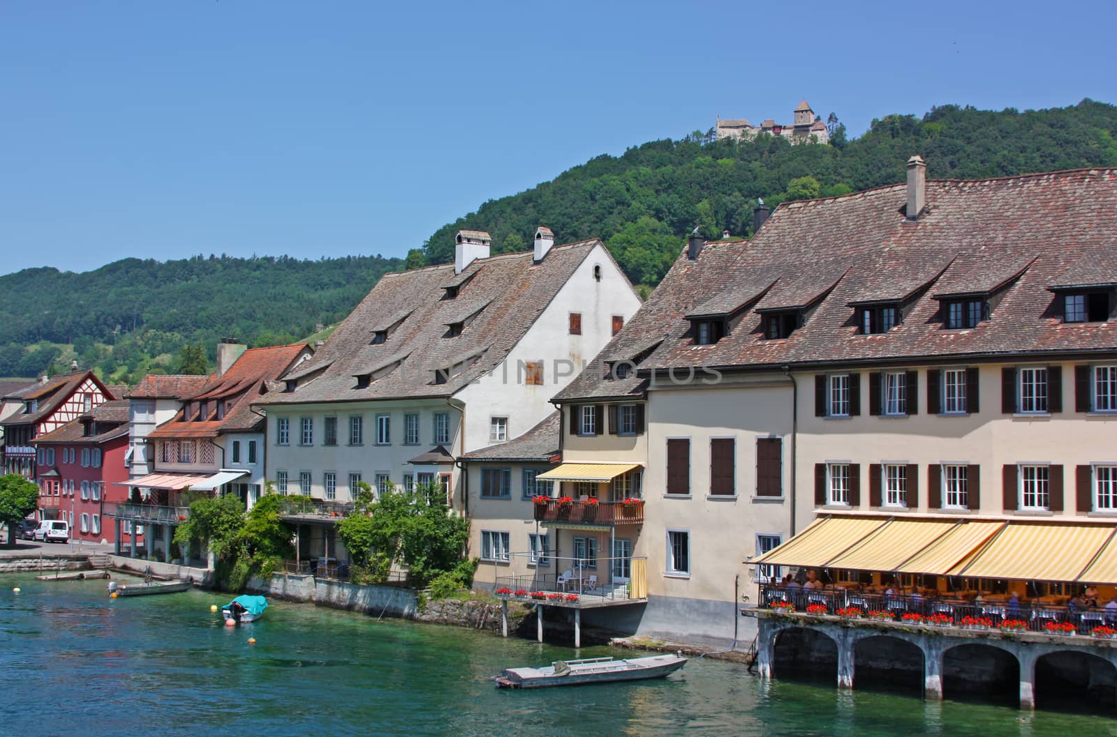 With many medieval halftimbered buildings and 16thcentury houses whose façades are painted with frescoes, Stein am Rhein is one of the most beautiful sights in Switzerland.