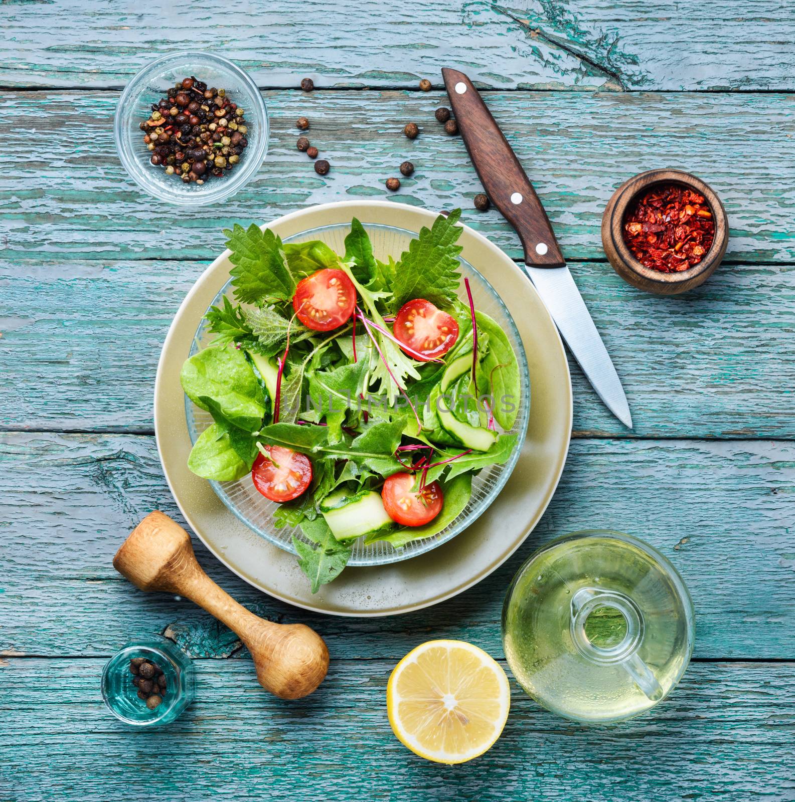 Healthy vegan salad by LMykola