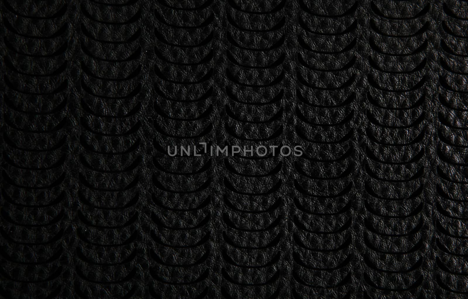 Close-Up Of Black Leather Texture