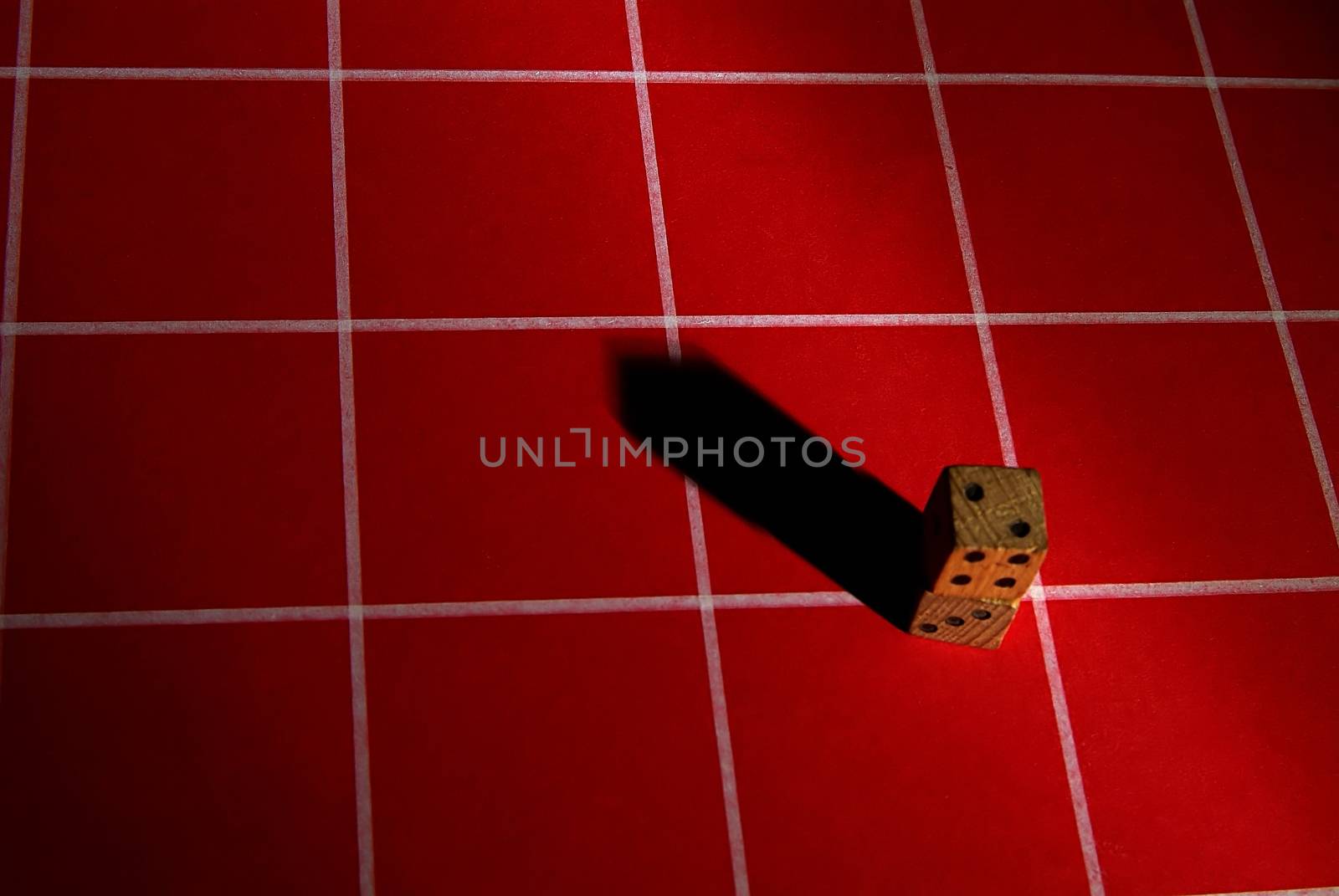 Black friday concept, dice on table for play with number