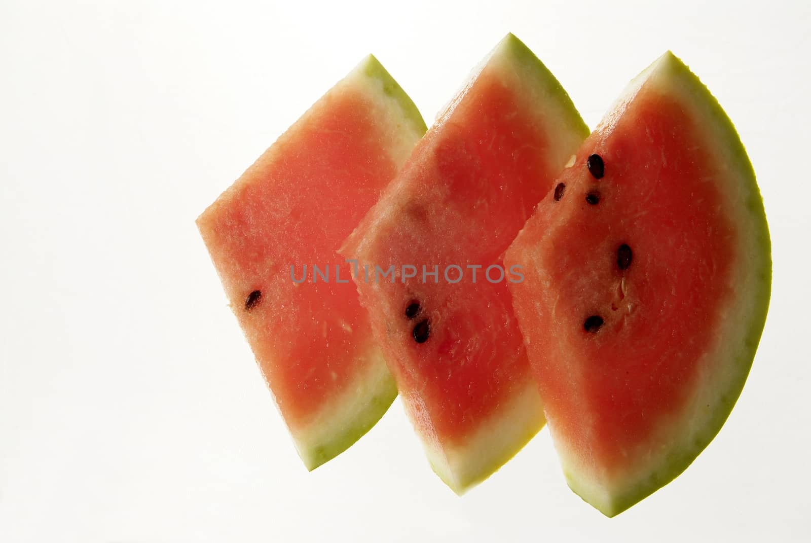 watermelon isolated on white background. (This has clipping path)