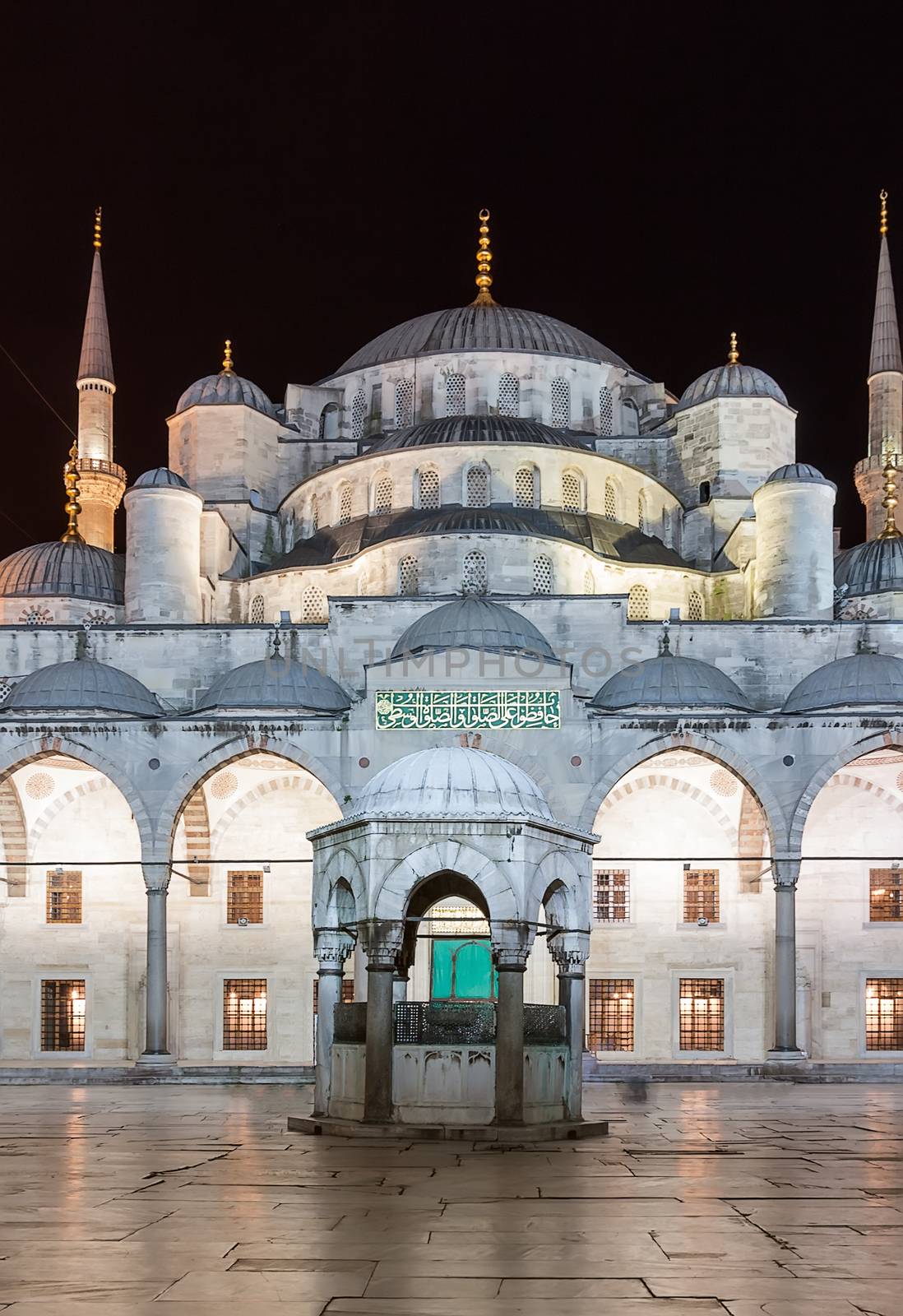 The Sultan Ahmed Mosque known as the Blue Mosque is an historic mosque in Istanbul. It was built from 1609 to 1616