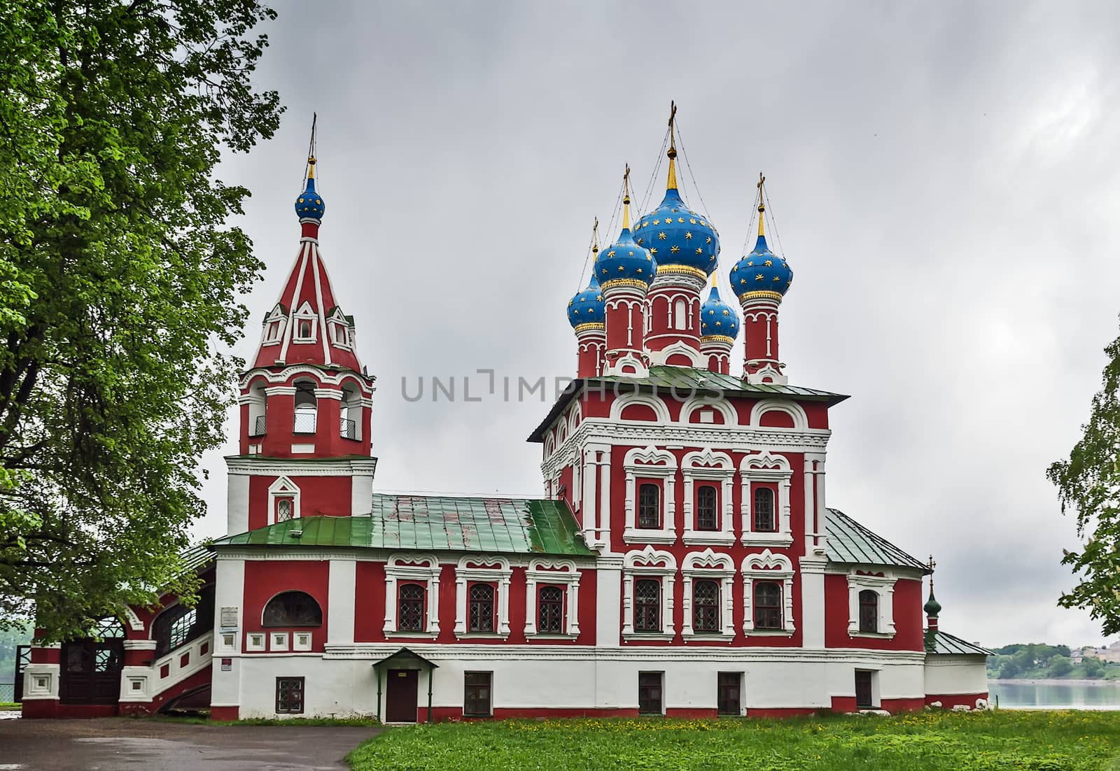 Church of tsarevitch Dmitry on blood, in Uglich kremlin, Russia