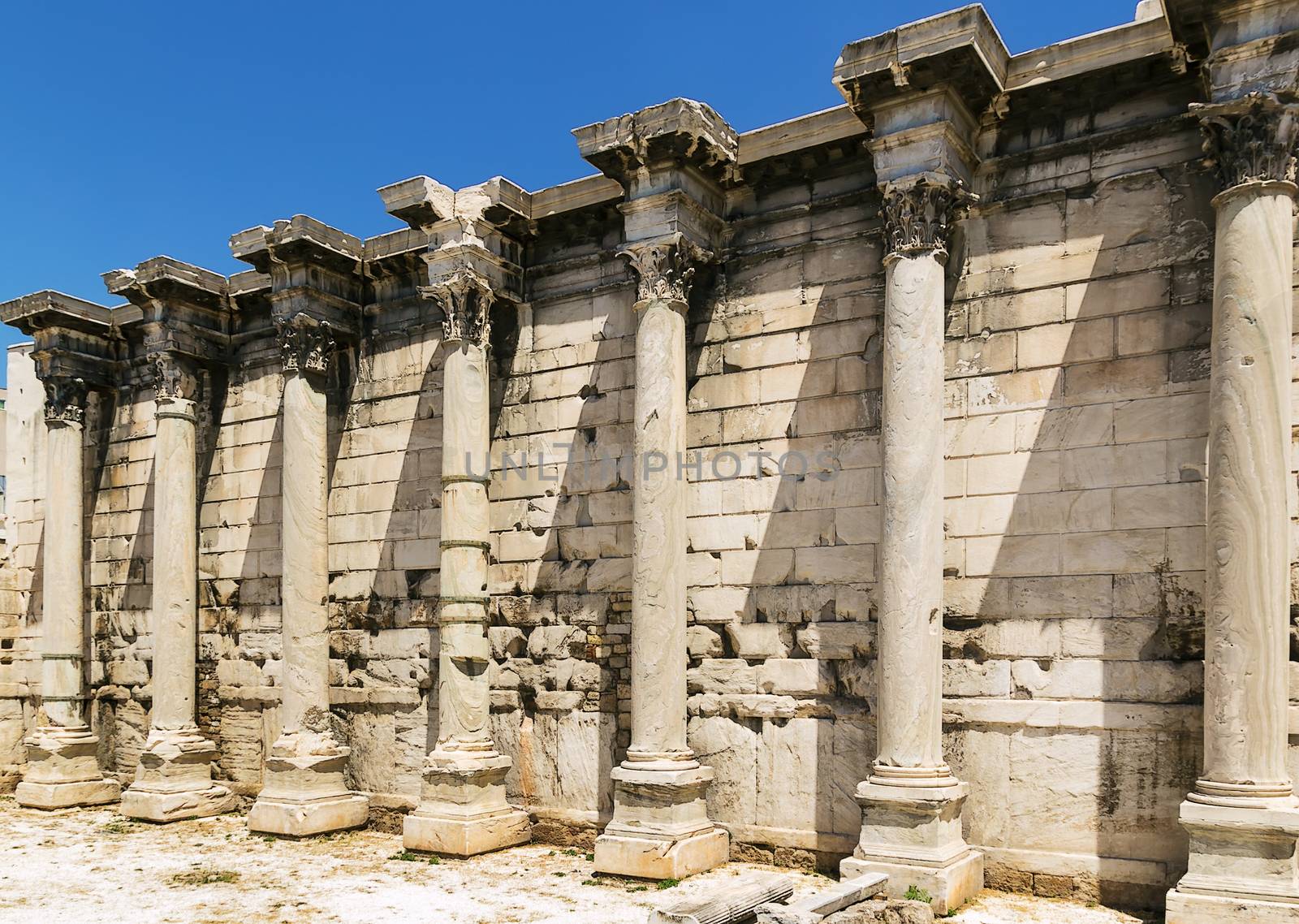 Hadrian Library, Athens by borisb17