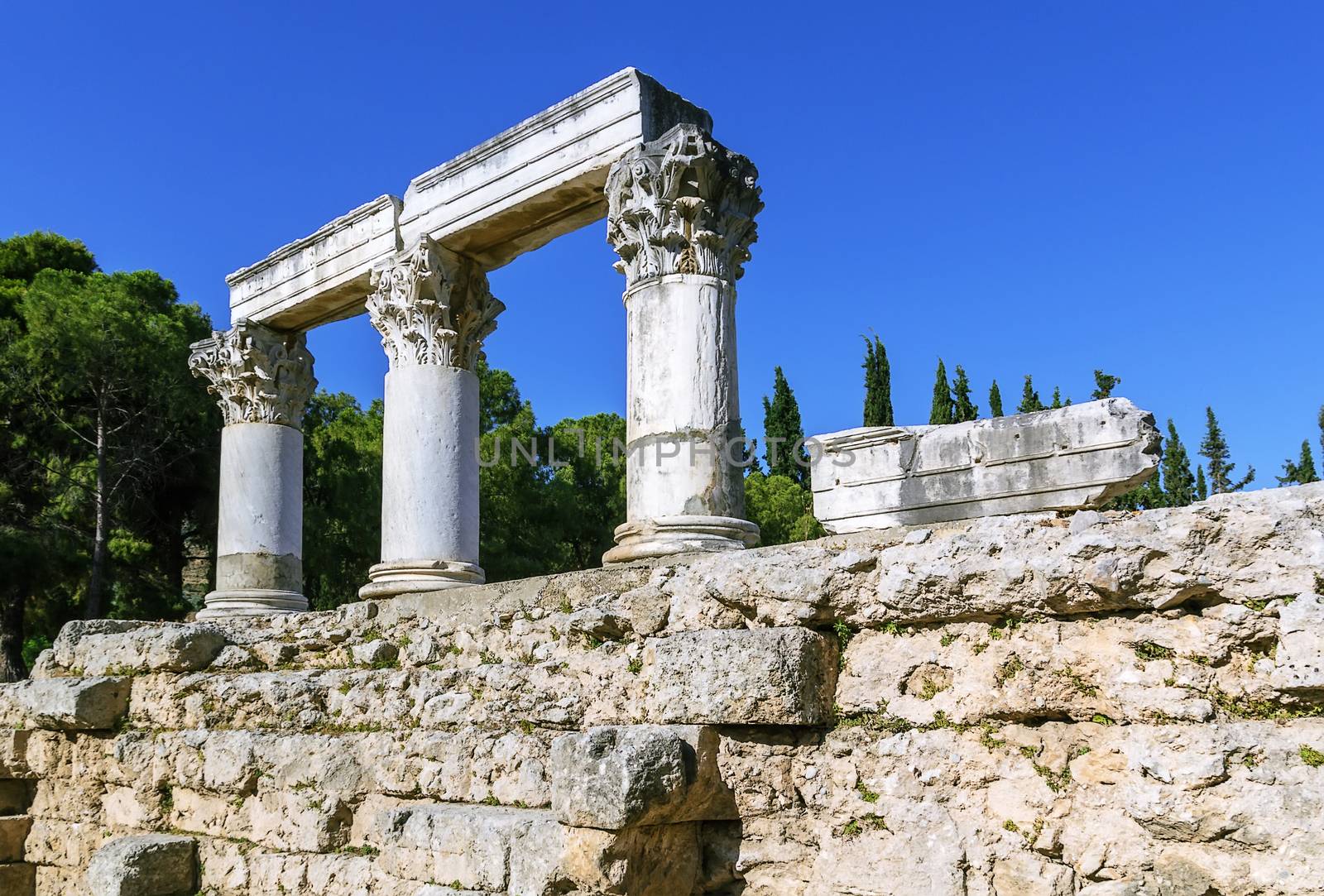 octavia temple in ancient corinth by borisb17