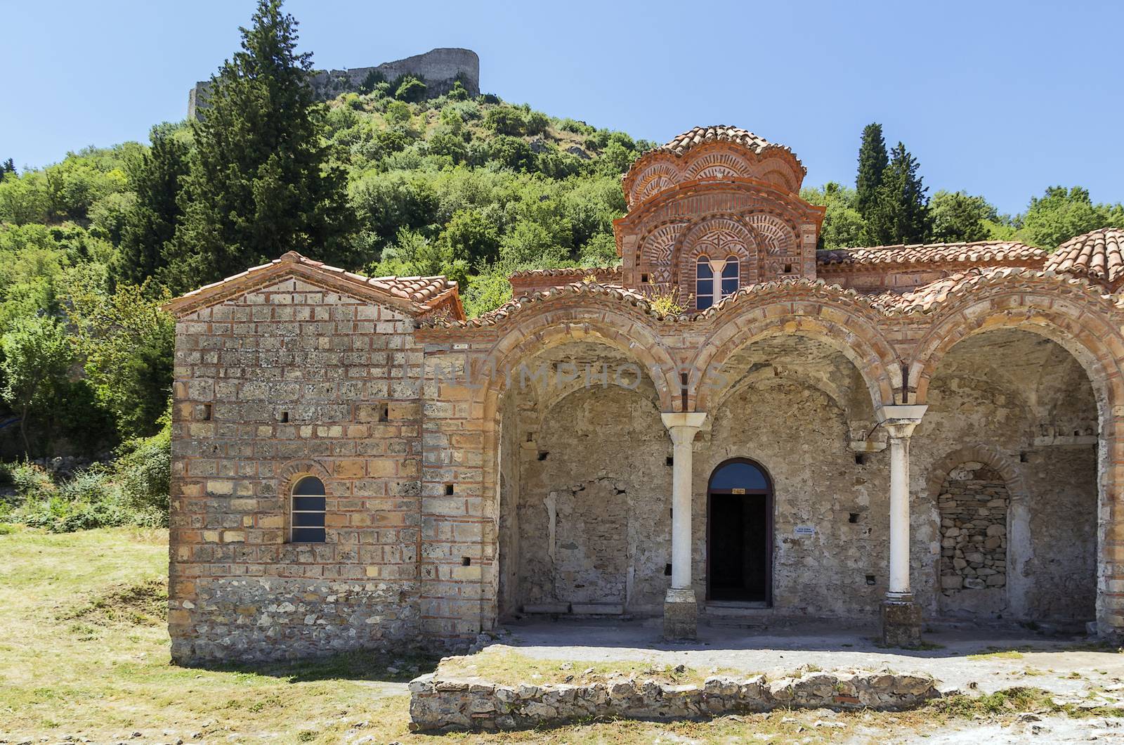 Church Of Agia Sofia in Mystras, Greece