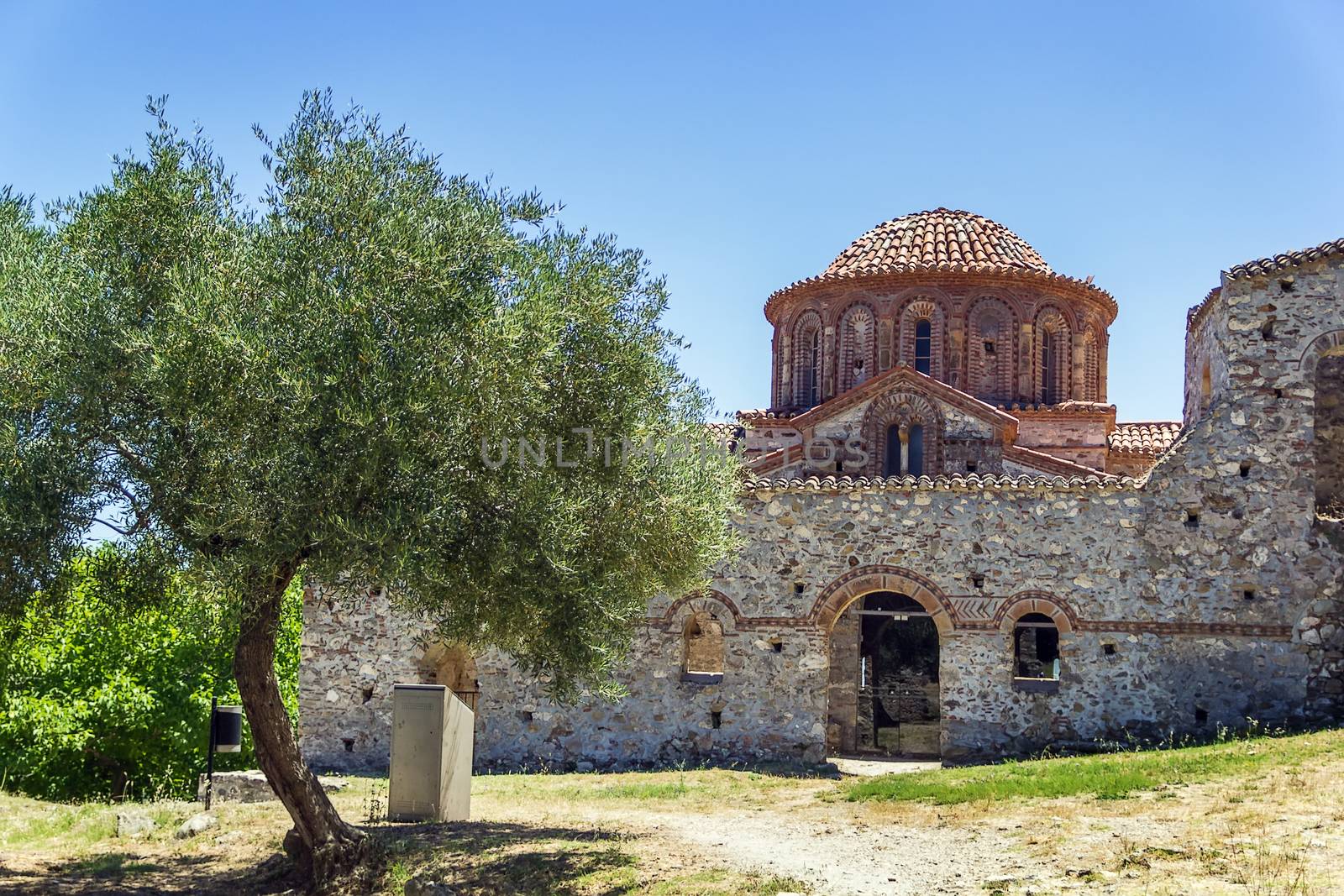 The Church of Agioi Theodoroi in Mystras Peloponnese, Greece