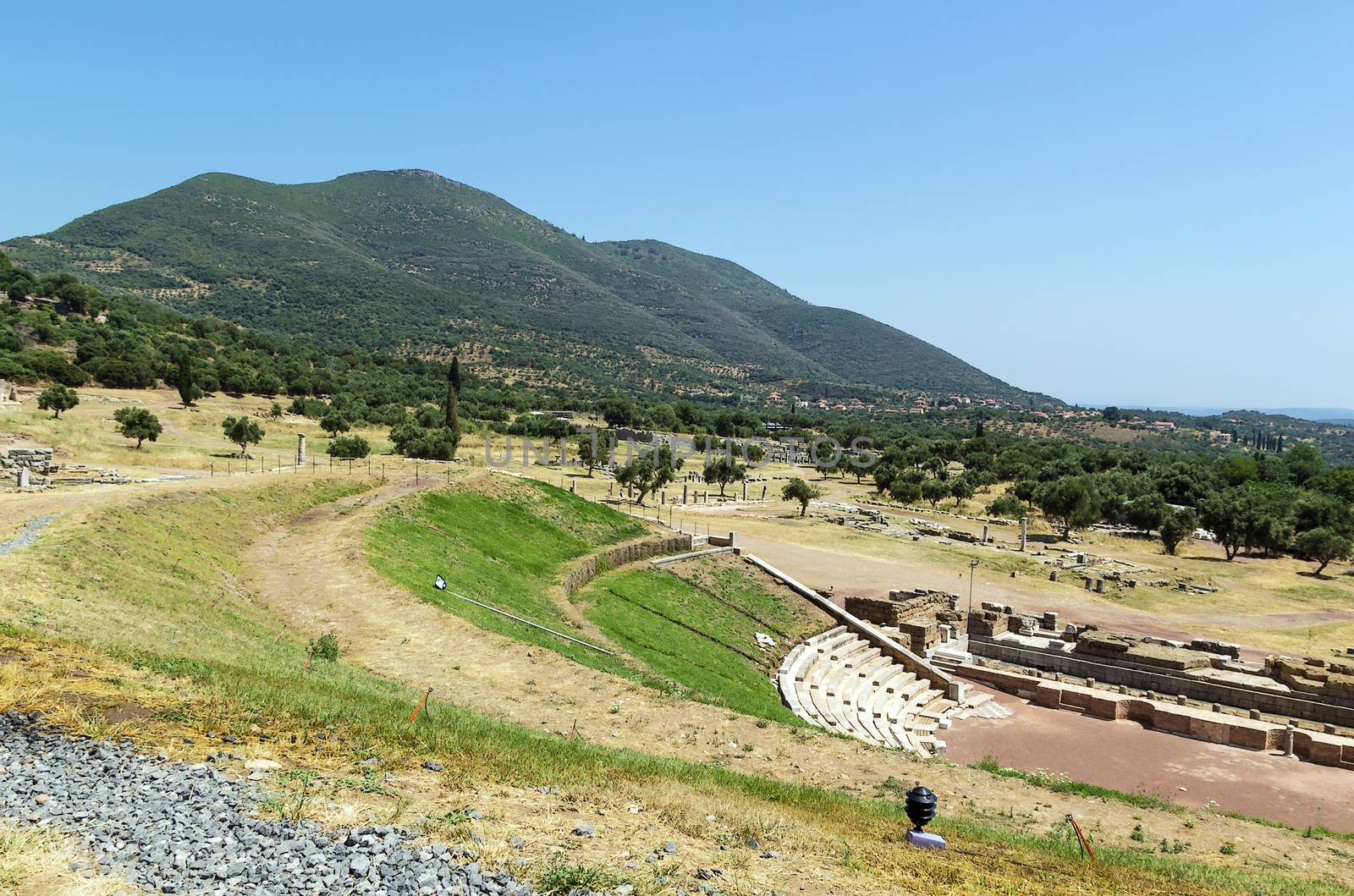 theatre in Ancient Messene in Greece