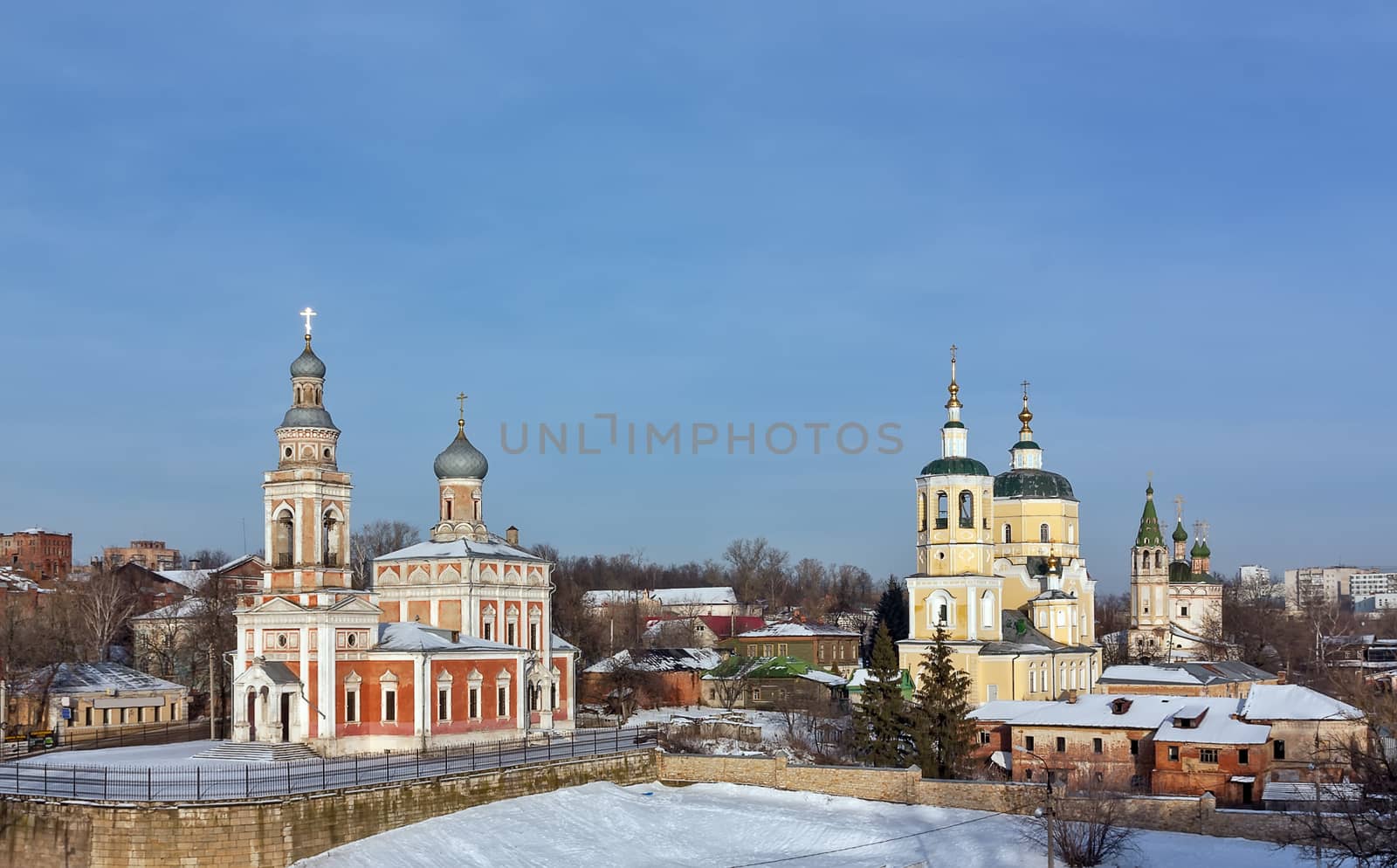 Ensemble of churches in the historic centre of the town of Serpukhov