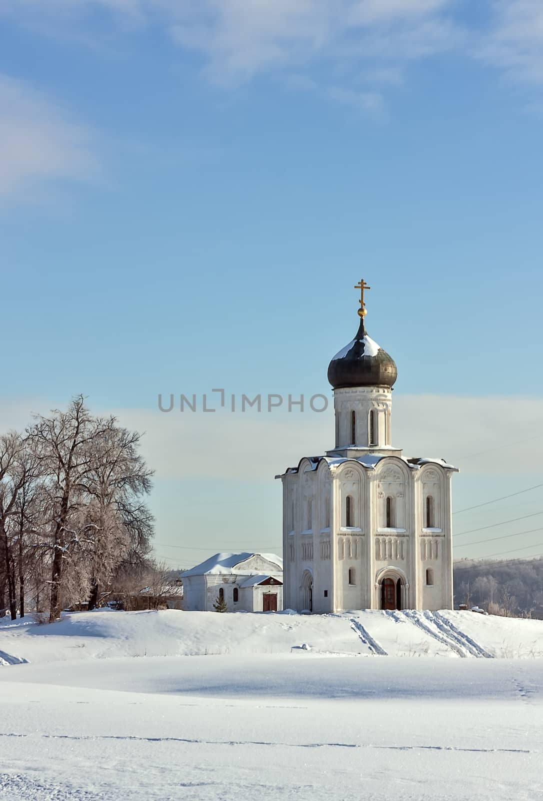 Church of the Intercession on the Nerl, Russia by borisb17