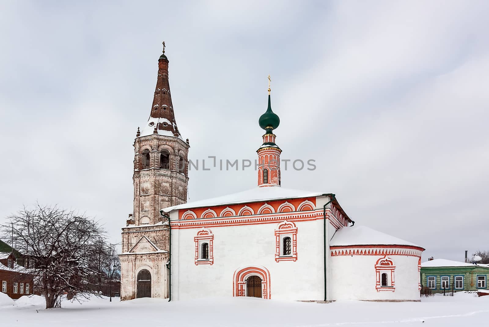 St. Nicholas church is located at a rampart is constructed in 1720-1739