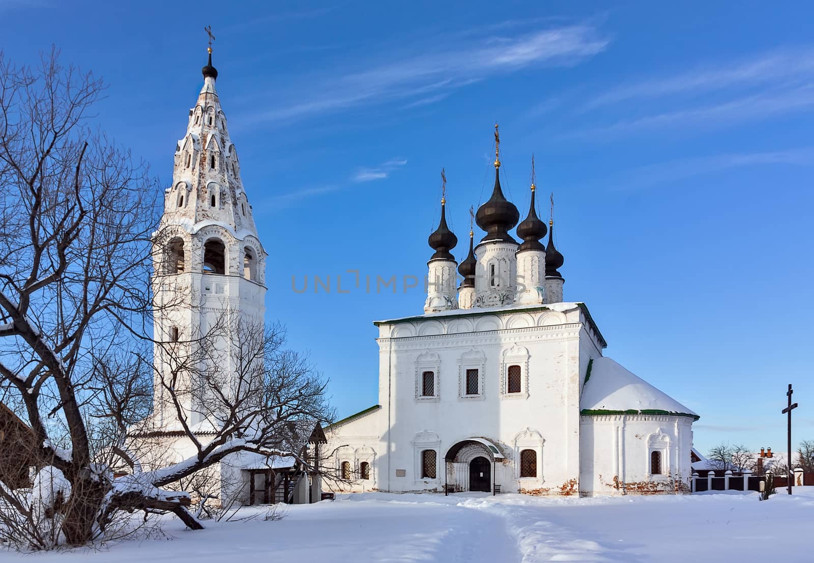 The Saint Alexander Convent in the ancient town of Suzdal, Russia