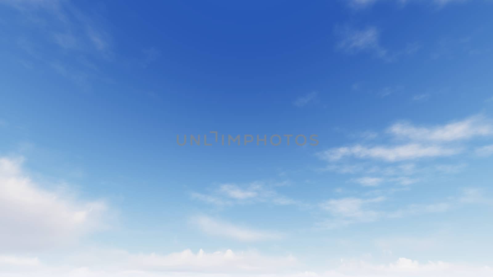 Cloudy blue sky abstract background, blue sky background with tiny clouds, 3d rendering

