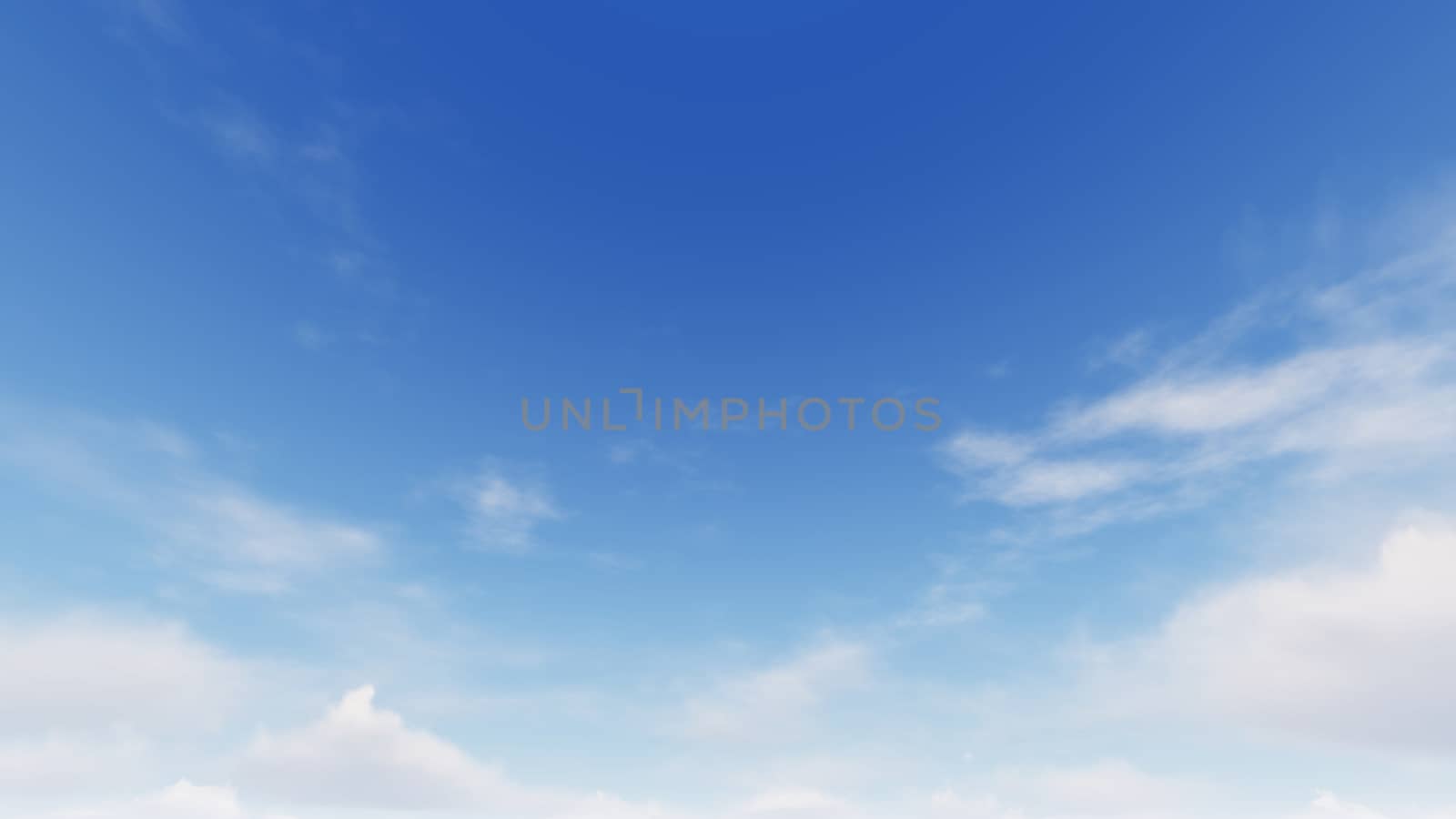 Cloudy blue sky abstract background, blue sky background with tiny clouds, 3d rendering

