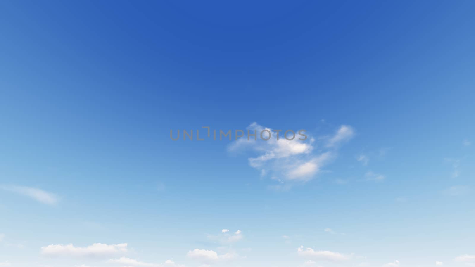 Cloudy blue sky abstract background, blue sky background with tiny clouds, 3d rendering

