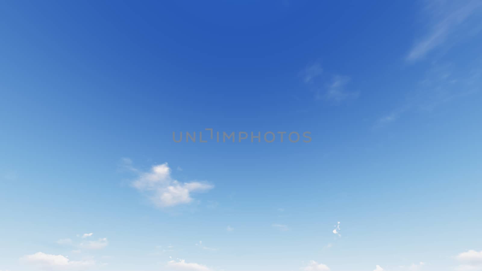 Cloudy blue sky abstract background, blue sky background with tiny clouds, 3d rendering

