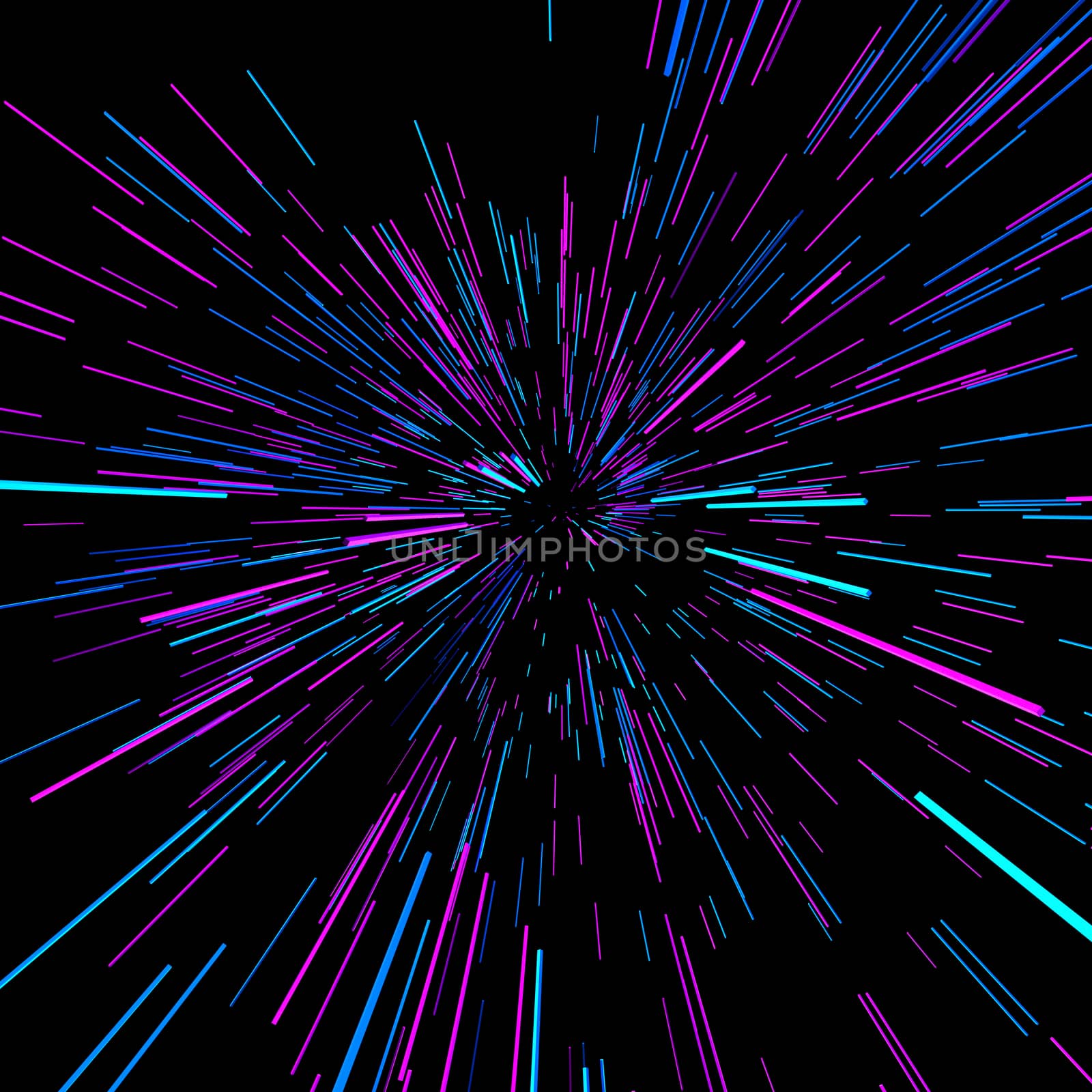 Abstract big data background wallpaper design. Motion pattern texture with shine colorful lines and cubes. Modern light shiny backdrop illustration. 3D render by Shanvood