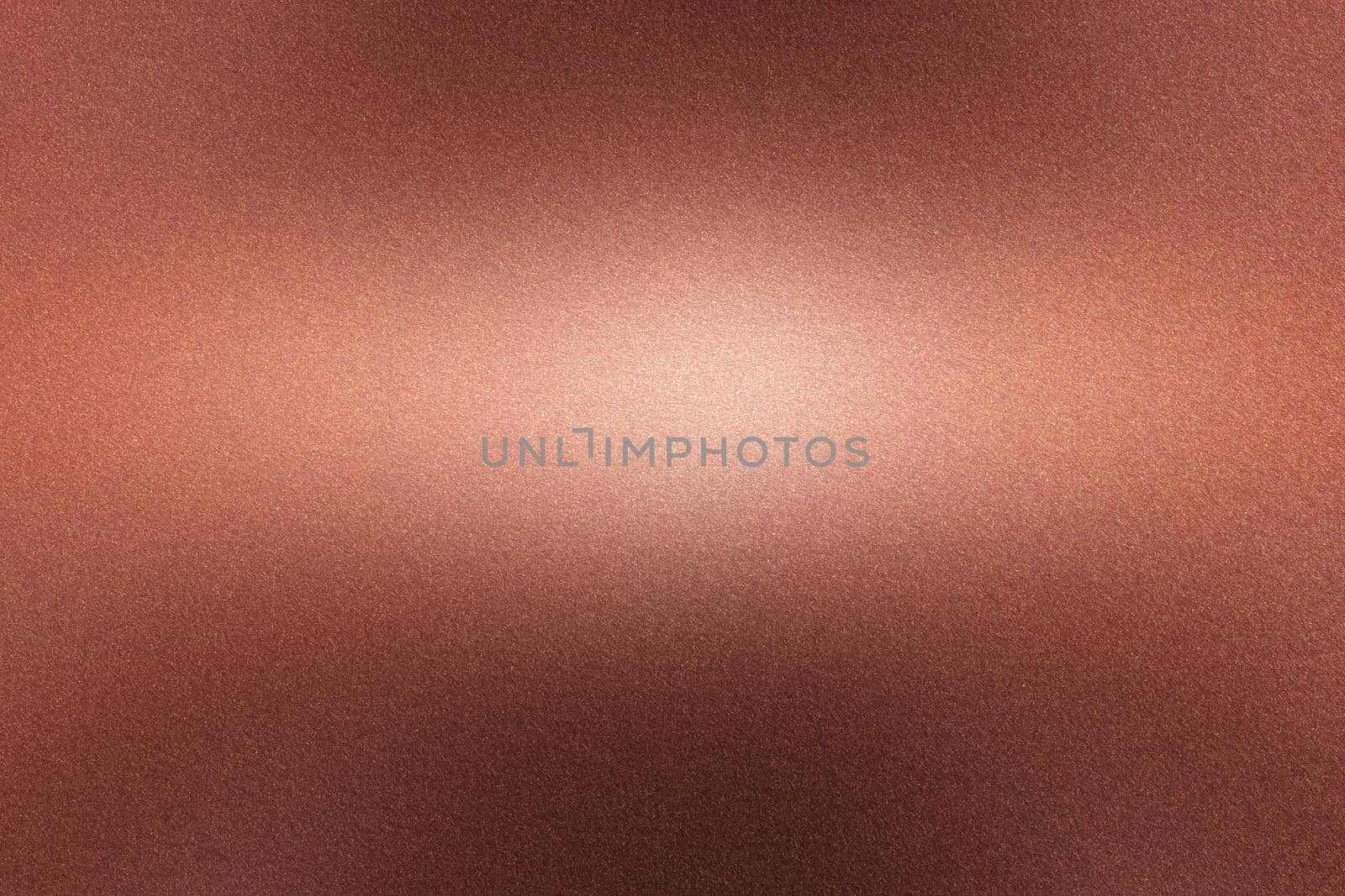 Light shining on red steel wall surface, abstract texture background