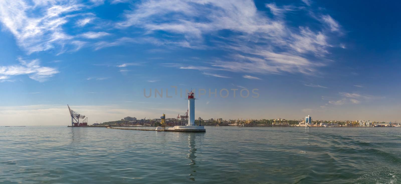 Vorontsov Lighthouse in the Port of Odessa, Ukraine by Multipedia