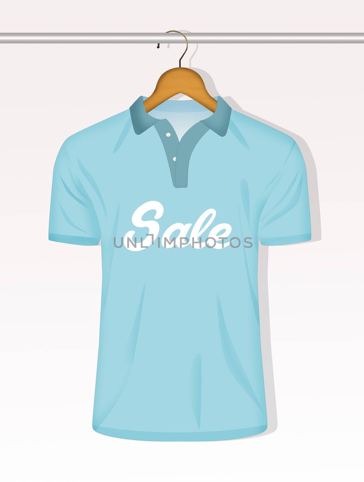 illustration of t-shirt for sale