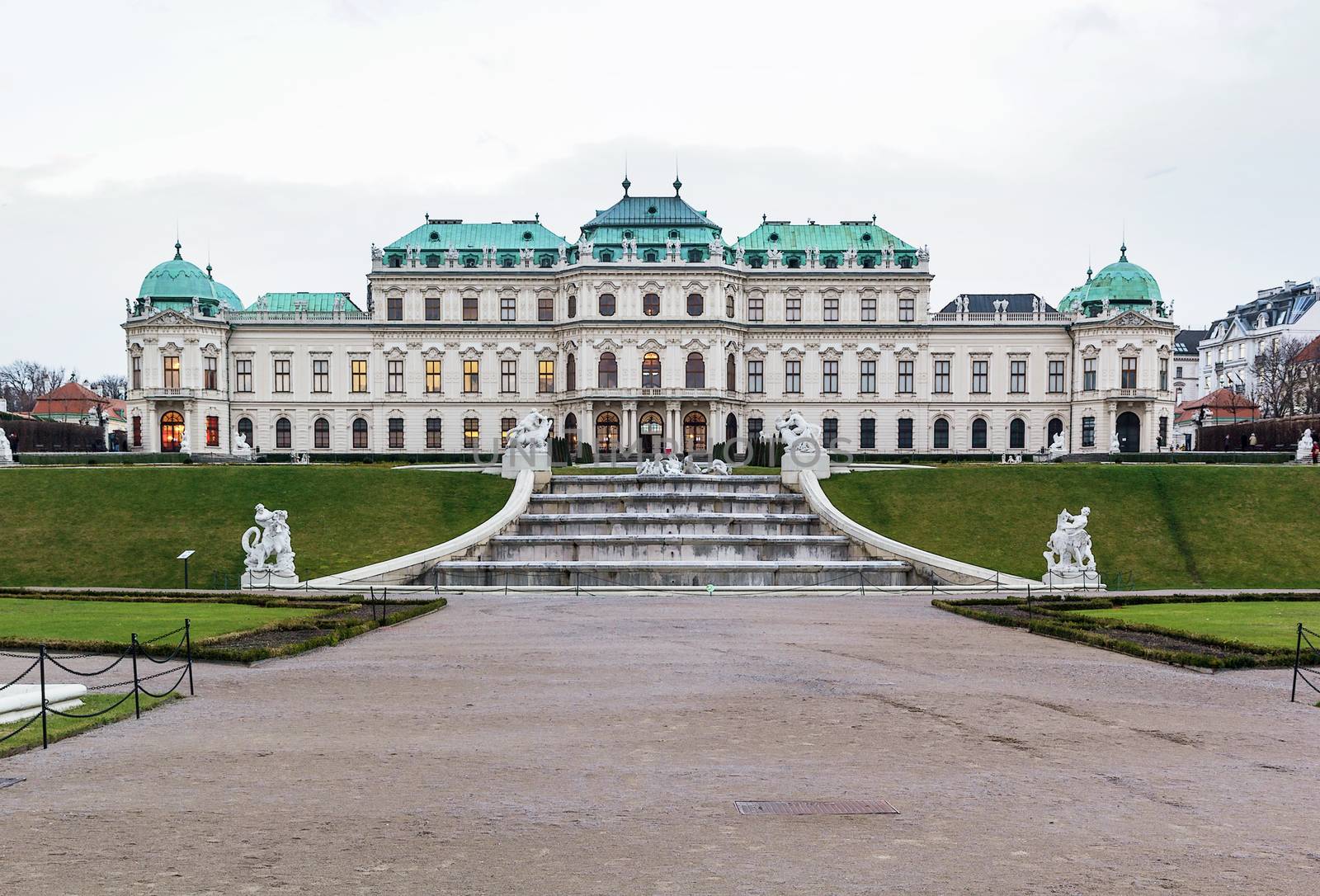 Upper Belvedere Palace was built in 1723, and is one of the most beautiful baroque palaces in Europe