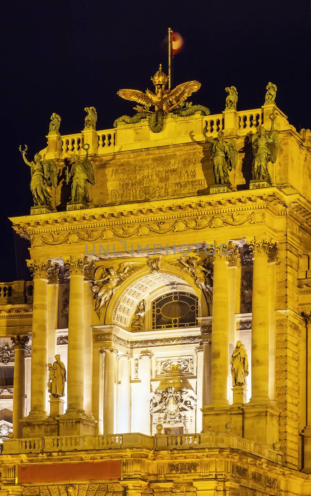 Neue Burg (New Castle) of Hofburg Palace was completed in 1913, Vienna