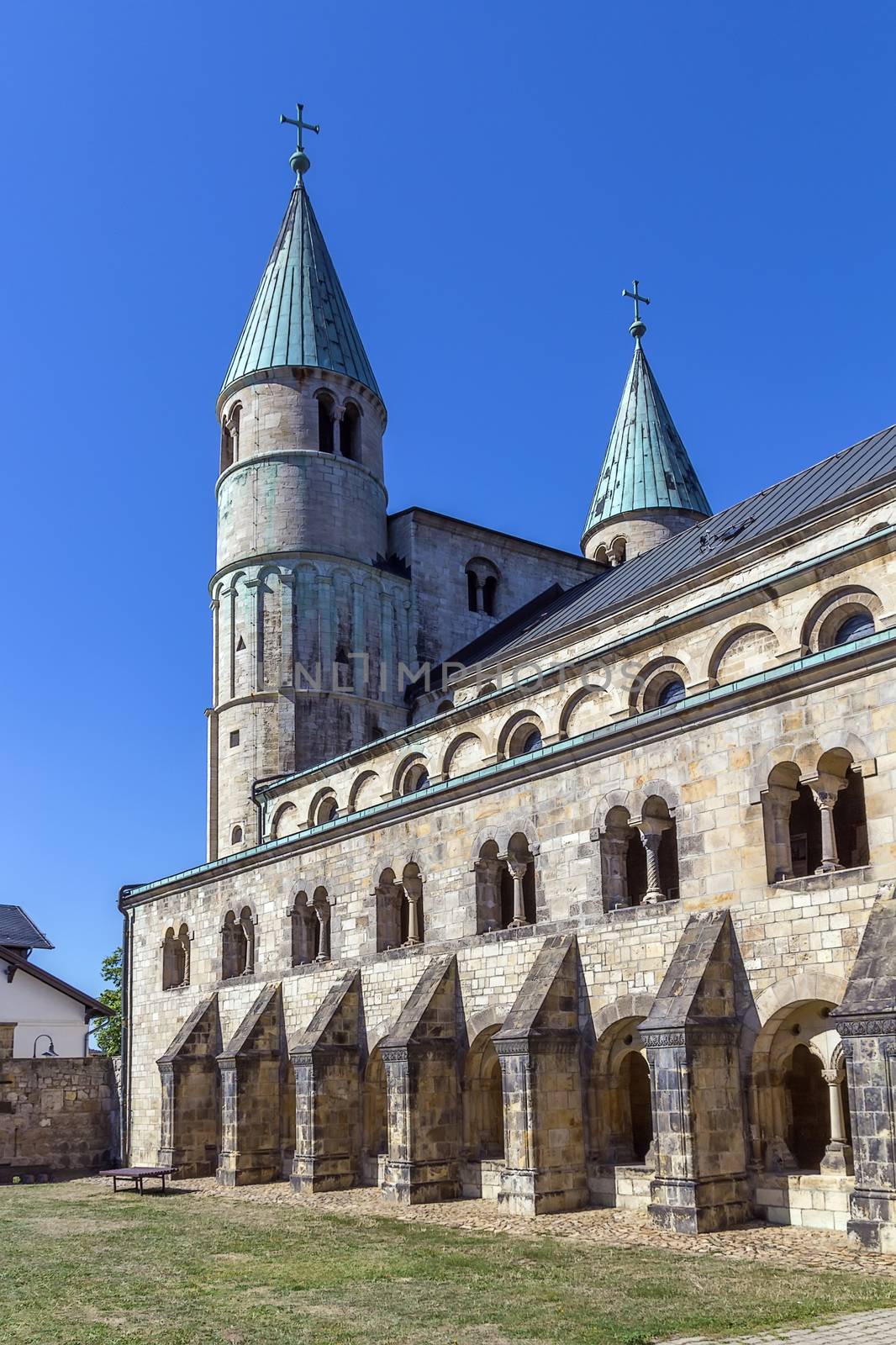 St. Cyriakus is a medieval church in Gernrode, Saxony-Anhalt, Germany. It is one of the few surviving examples of Ottonian architecture, built in 969