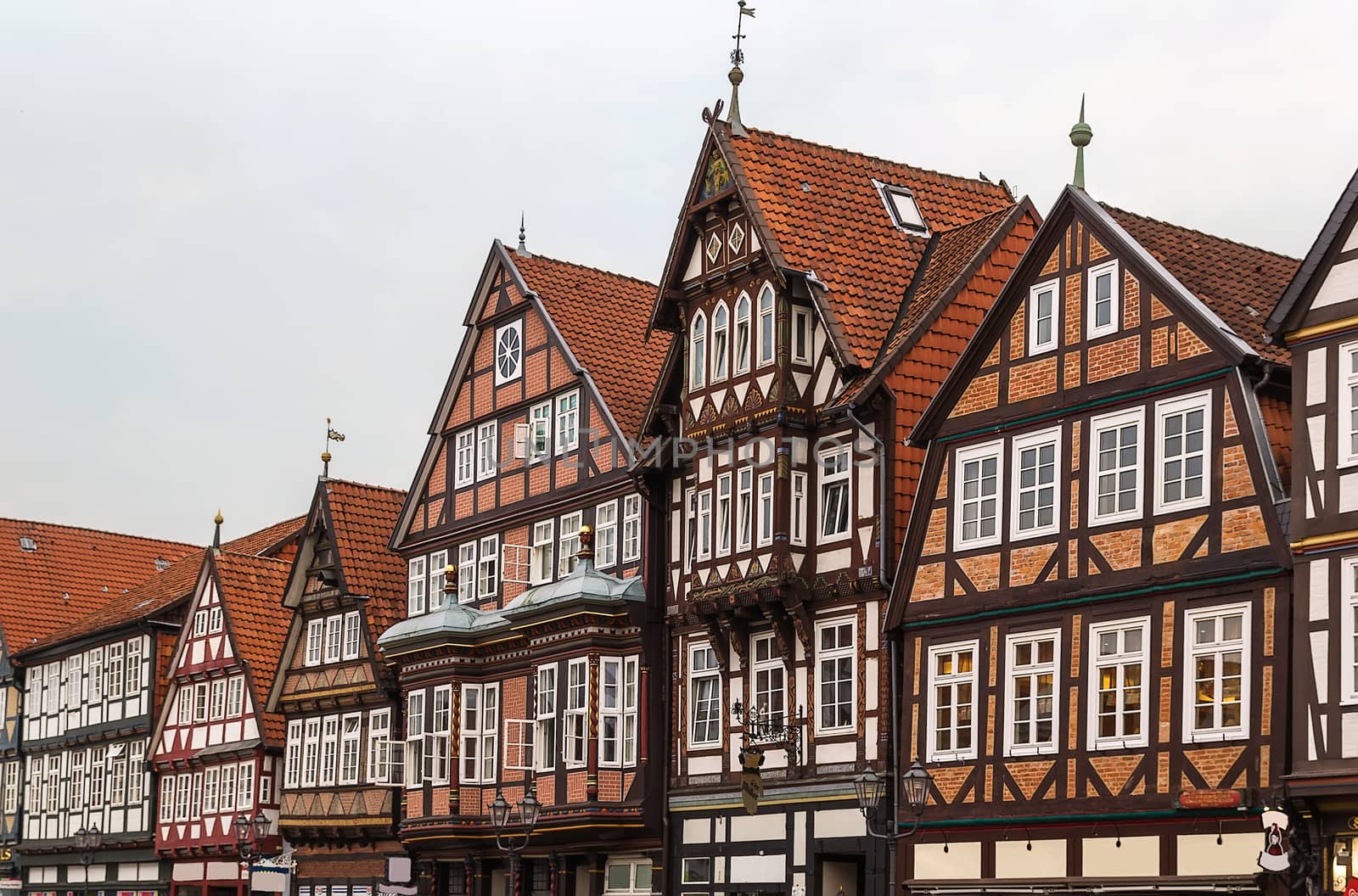 Street in Celle, Germany by borisb17