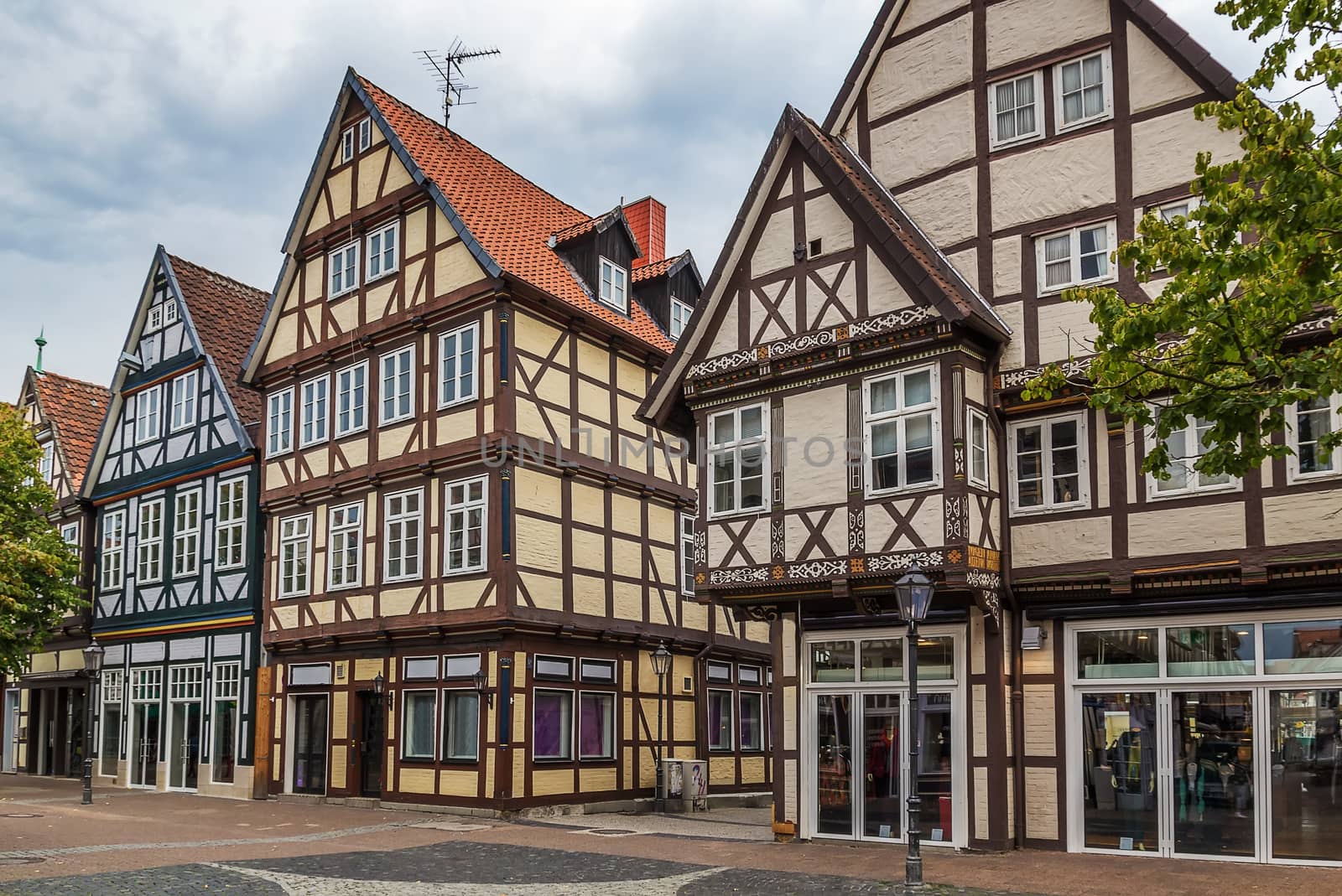 Street in Celle, Germany by borisb17