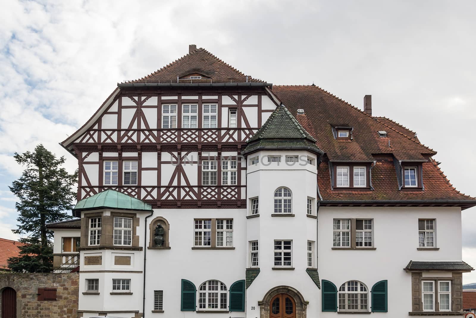 street in  Fritzlar, Germany by borisb17