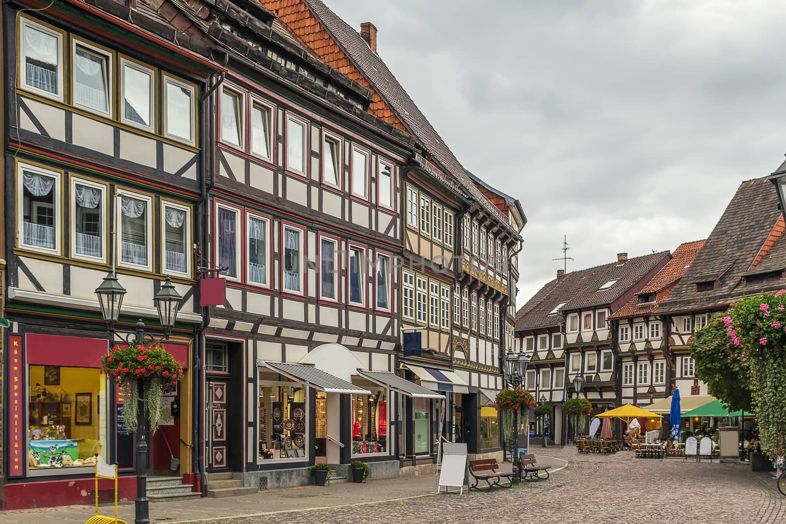 Einbeck downtown, Germany by borisb17