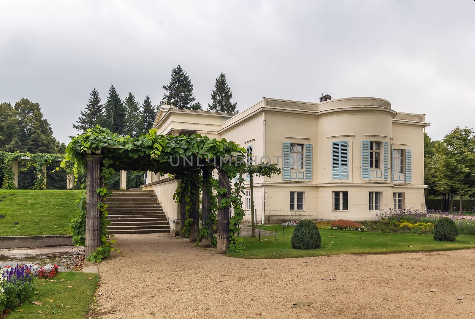 Charlottenhof Palace is located in Sanssouci Park at Potsdam, Germany. It is most famous as the summer residence of Crown Prince Frederick William 