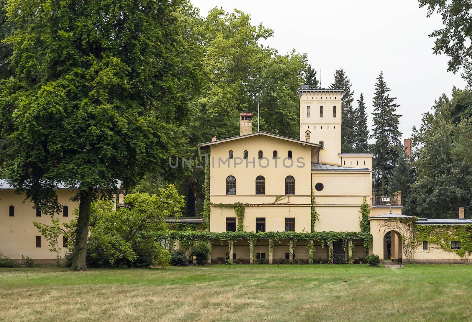 beautiful building in Sanssouci park at Potsdam, Germany