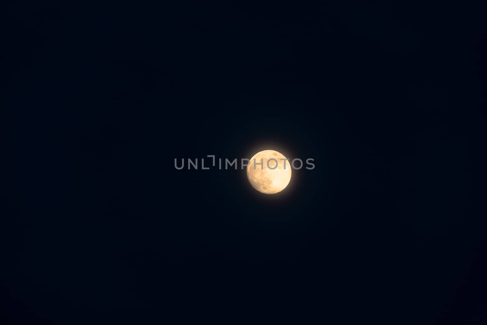 Full moon isolated on a black sky by rdv27